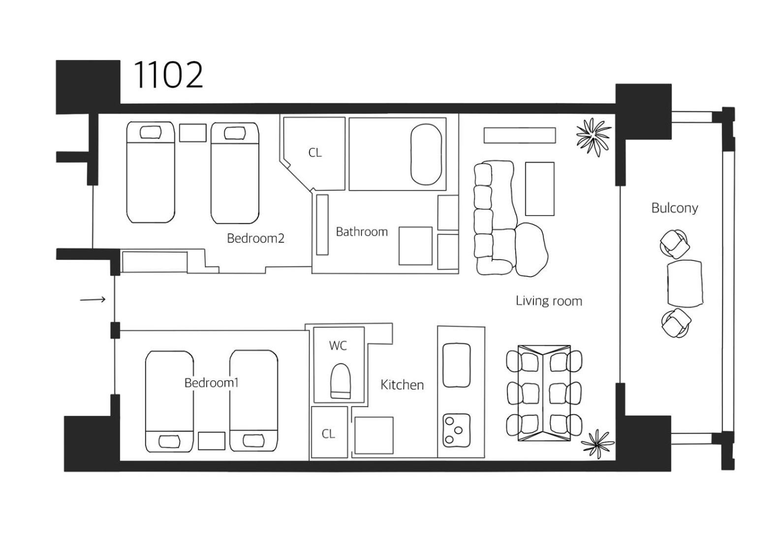 Branchera Naha 1102 Apartment Exterior photo